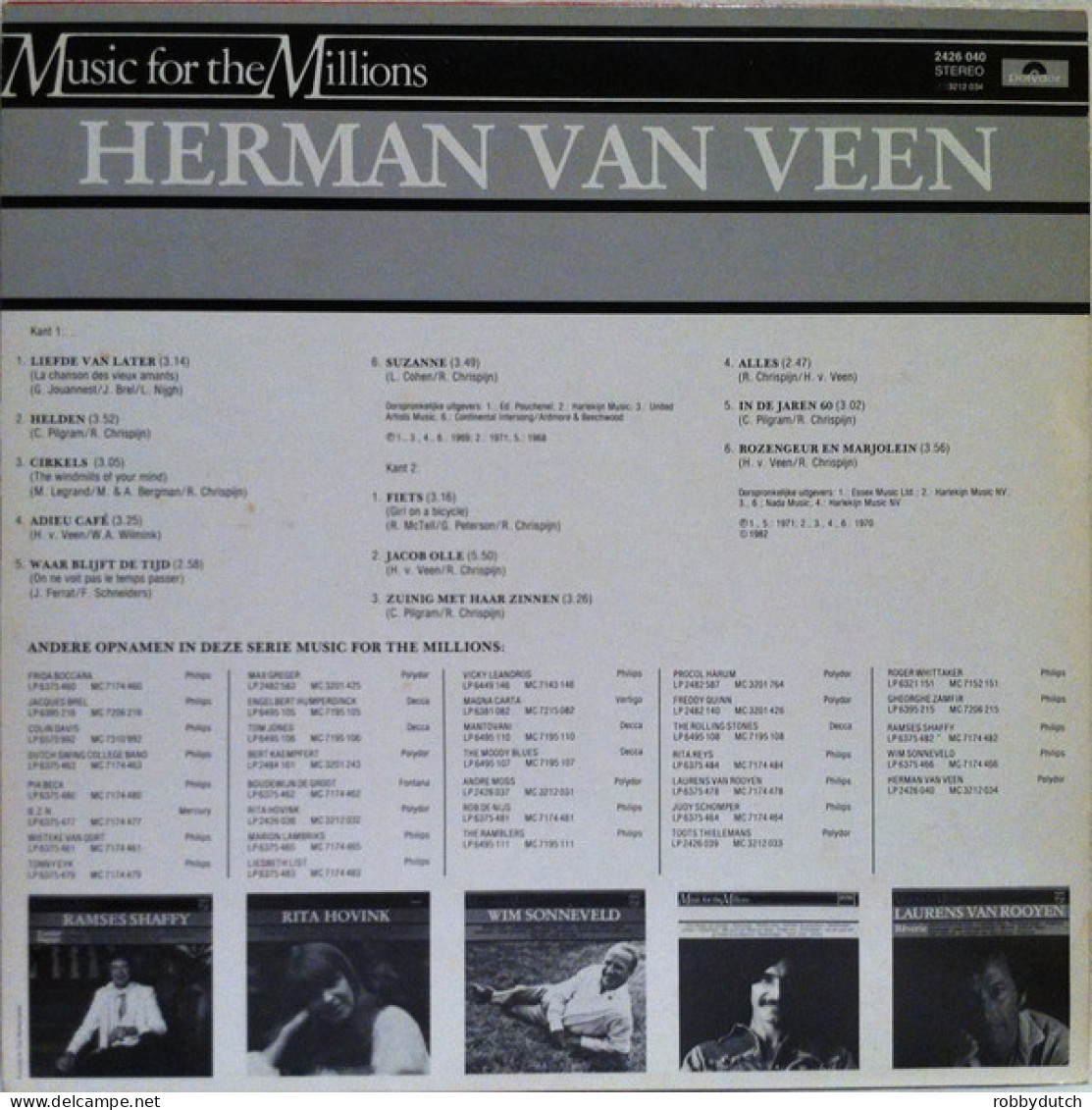 * LP *  HERMAN VAN VEEN - ALLES (Holland 1971 EX) - Autres - Musique Néerlandaise