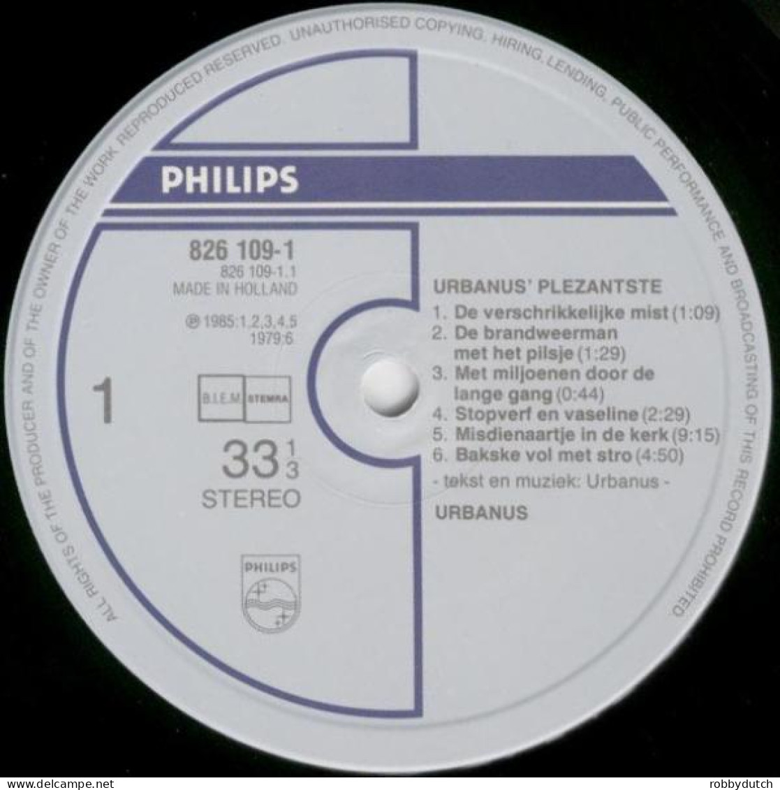 * 2LP *  URBANUS' PLEZANTSTE (Holland 1985) - Comiques, Cabaret