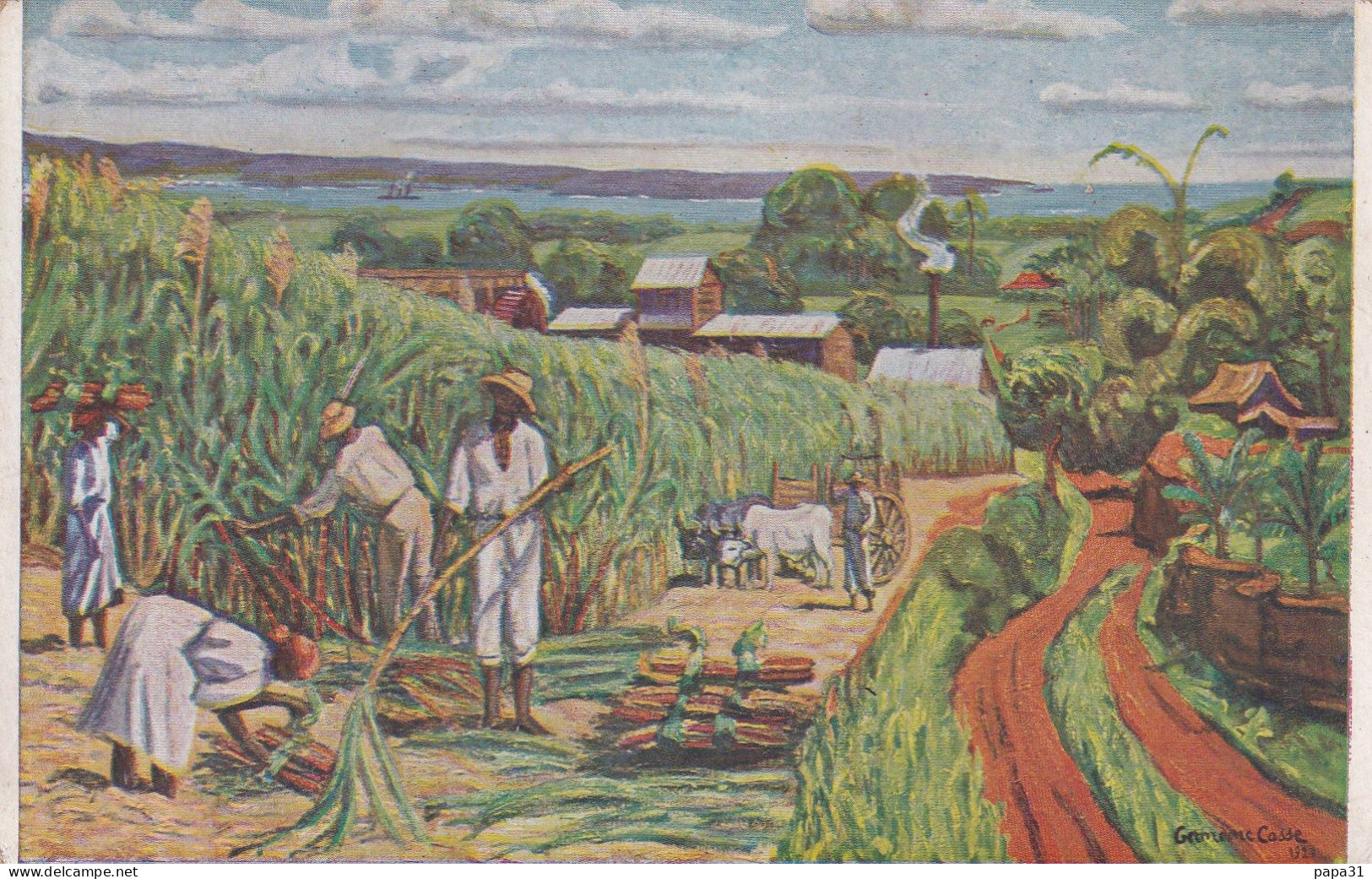 GUADELOUPE - PETIT BOURG - Rhumerie De La Grippière - Tableau De Mme Germaine CASSE - Pointe A Pitre