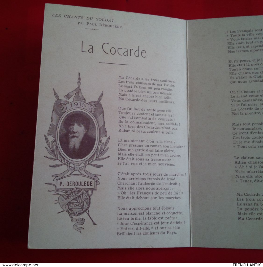 DEPLIANT LA COCARDE MILITARIA ILLUSTRATEUR - Oorlog 1914-18