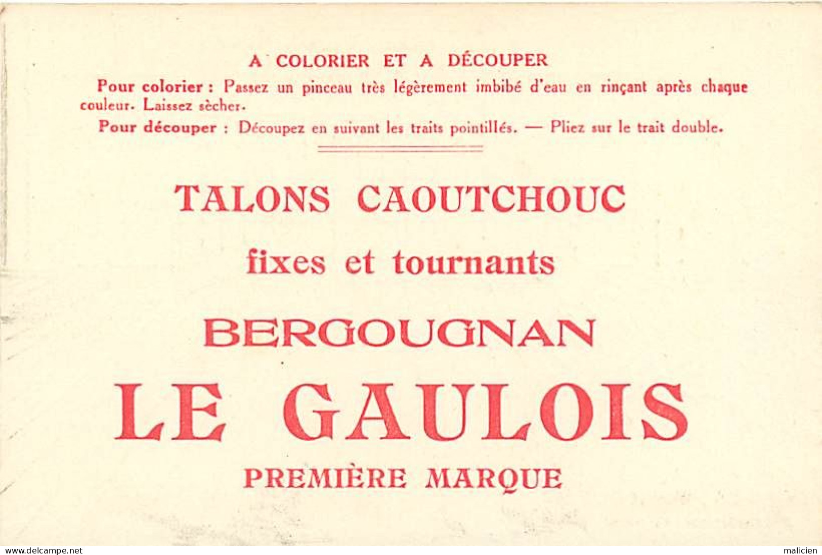 -thème Div.- Ref-RR840- Sports - Escrime - Escrimeurs - Image Magique - Publicité  Bergougnan - Le Gaulois - - Escrime