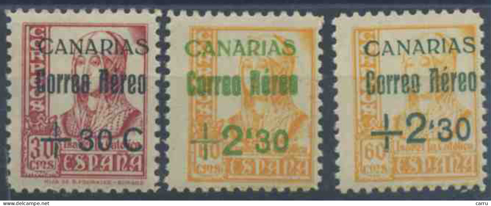 España - Canarias - 1937-1938 (Ed. 40/41 Más Variedad) - Ungebraucht