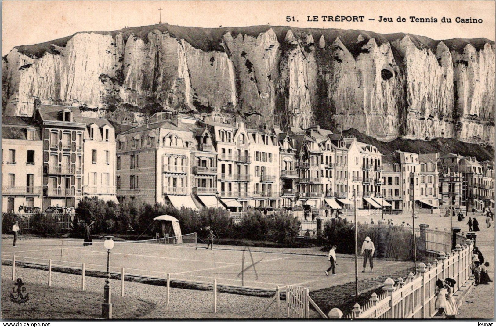 TENNIS - Le Tréport - Jeu De Tennis Du Casino - Tennis
