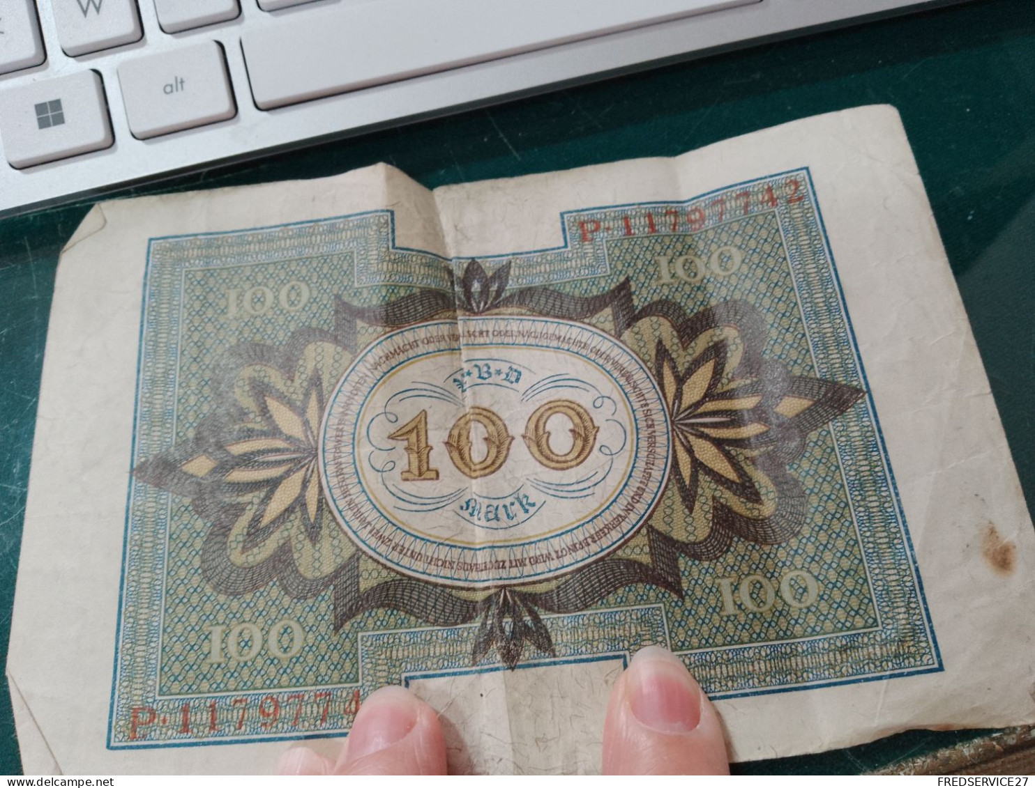 BILLET / REICHSBANTNOTE  / HUNDERT MARK 1920 / 100 MARK - 100 Mark