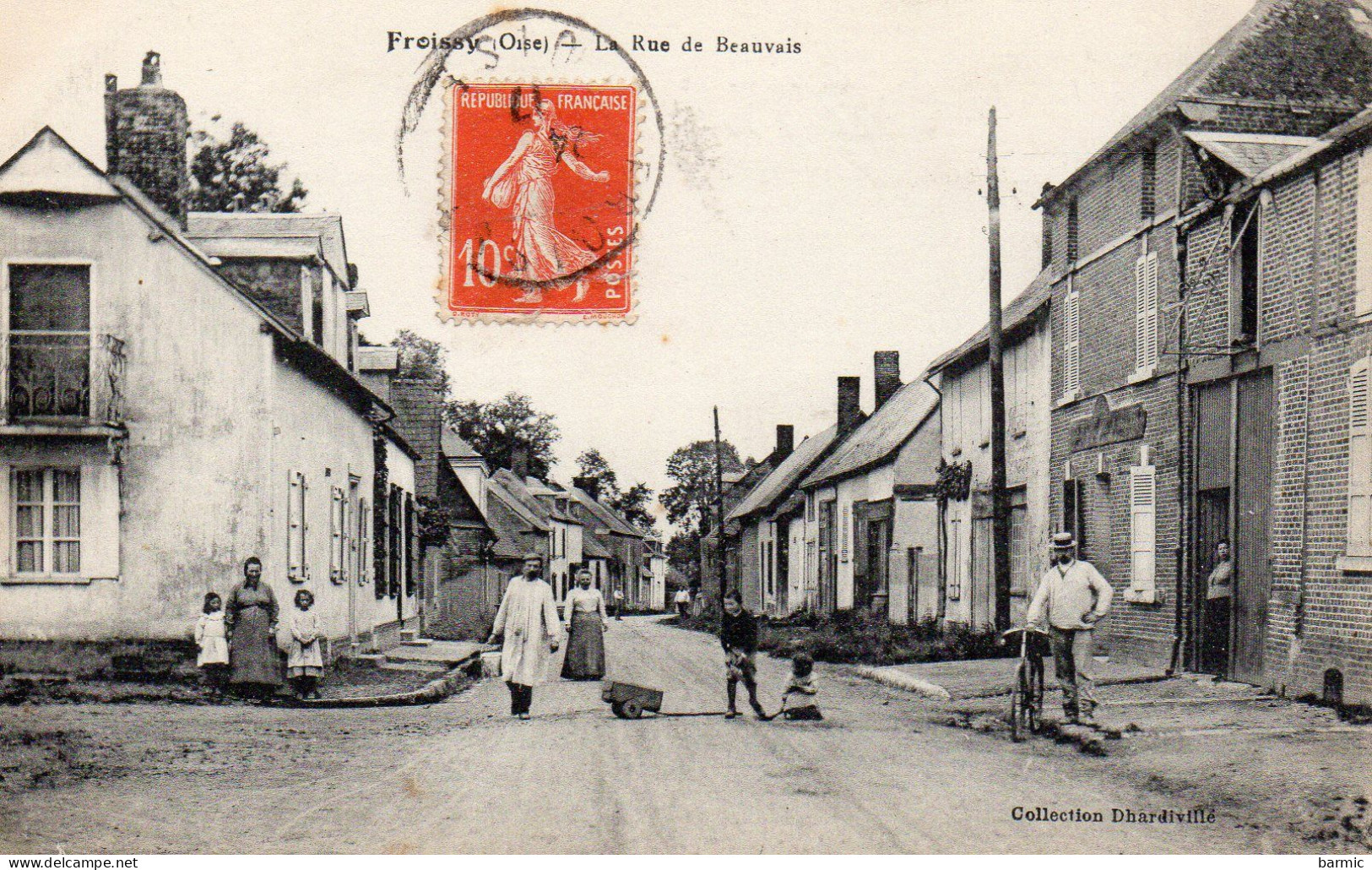 FROISSY, LA RUE DE BEAUVAIS, BELLE ANIMATION, VOITURE ENFANT  REF 9463 SGD - Froissy