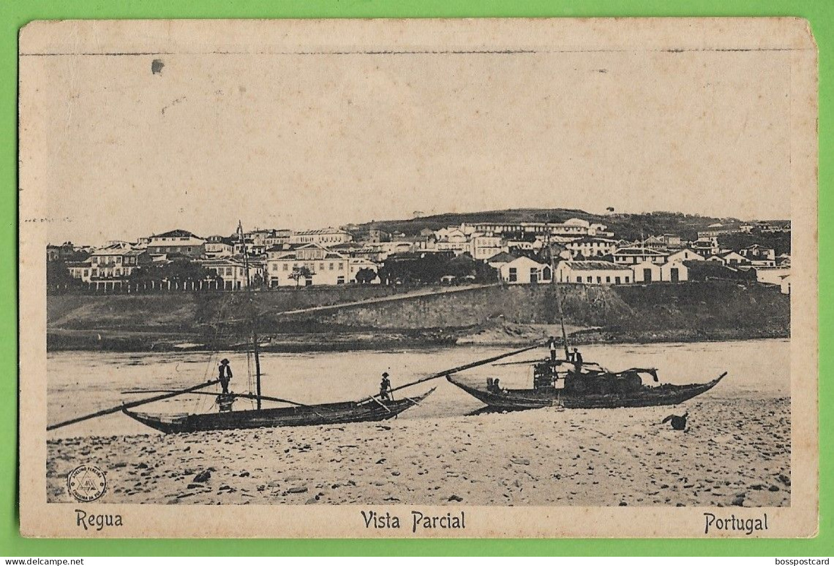 Régua - Vista Parcial - Barcos Rabelos - Costumes Portugueses - Vinho Do Porto - Vin. Vila Real. Portugal. - Vila Real