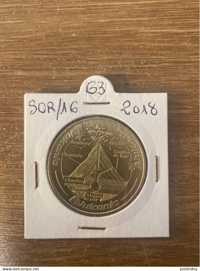 Monnaie De Paris Jeton Touristique - 63 - Saint-Ours - Vulcania - 2018 - 2018