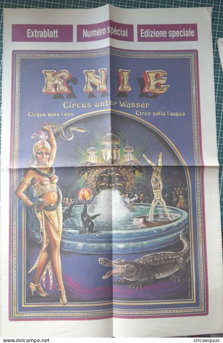 Circus Knie Journal Zeitung - Arte
