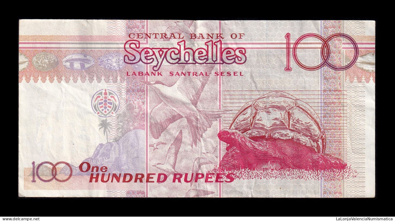 Seychelles 100 Rupees ND (1998) Pick 39 Mbc Vf - Seychellen