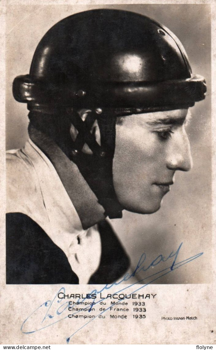 Cyclisme - Carte Photo - Charles LACQUEHAY - Champion Du Monde 1935 - Signature Autographe - Vélo Tour De France - Radsport