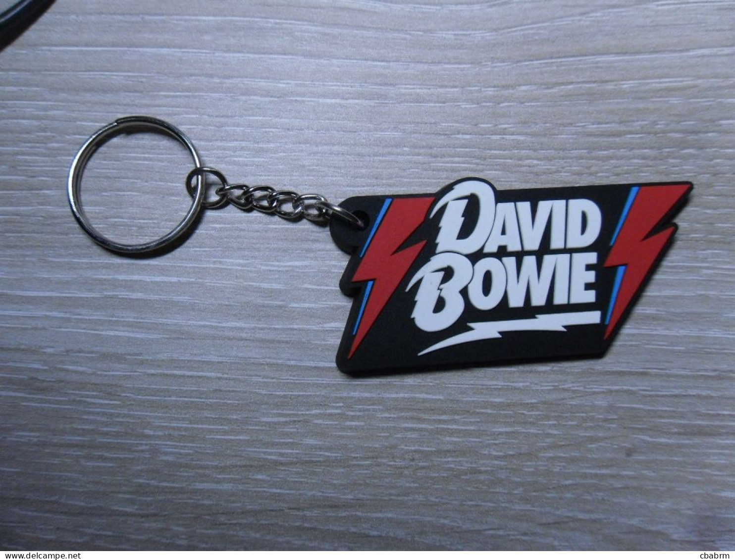 DAVID BOWIE PORTE CLES En CAOUTCHOUC RUBBER KEYCHAIN - Objets Dérivés