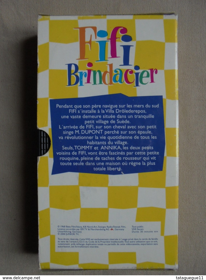 Ancien - Cassette VHS - FIFI BRINDACIER "Fifi Est Arrivée!!!" - - Series Y Programas De TV