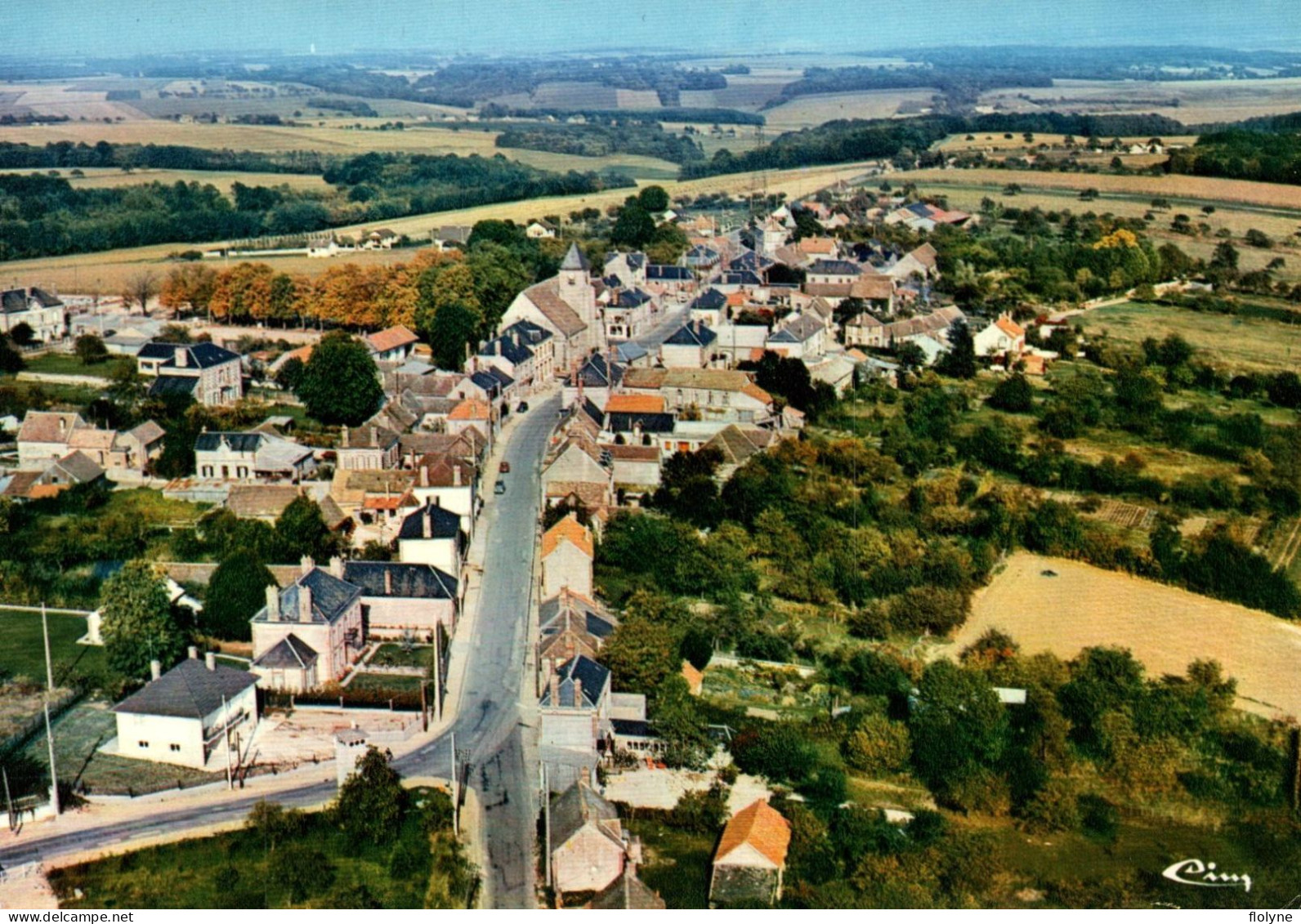 Egriselles Le Bocage - Vue Générale Aérienne Du Village - Egriselles Le Bocage