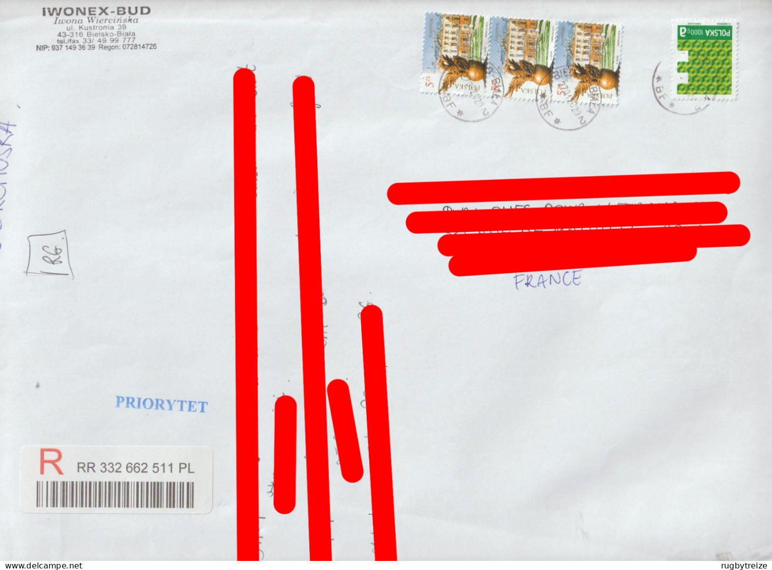 6826 Lettre Cover 2020 POLOGNE POLAND POLSKA Recommandé Registered Bialystok - Storia Postale