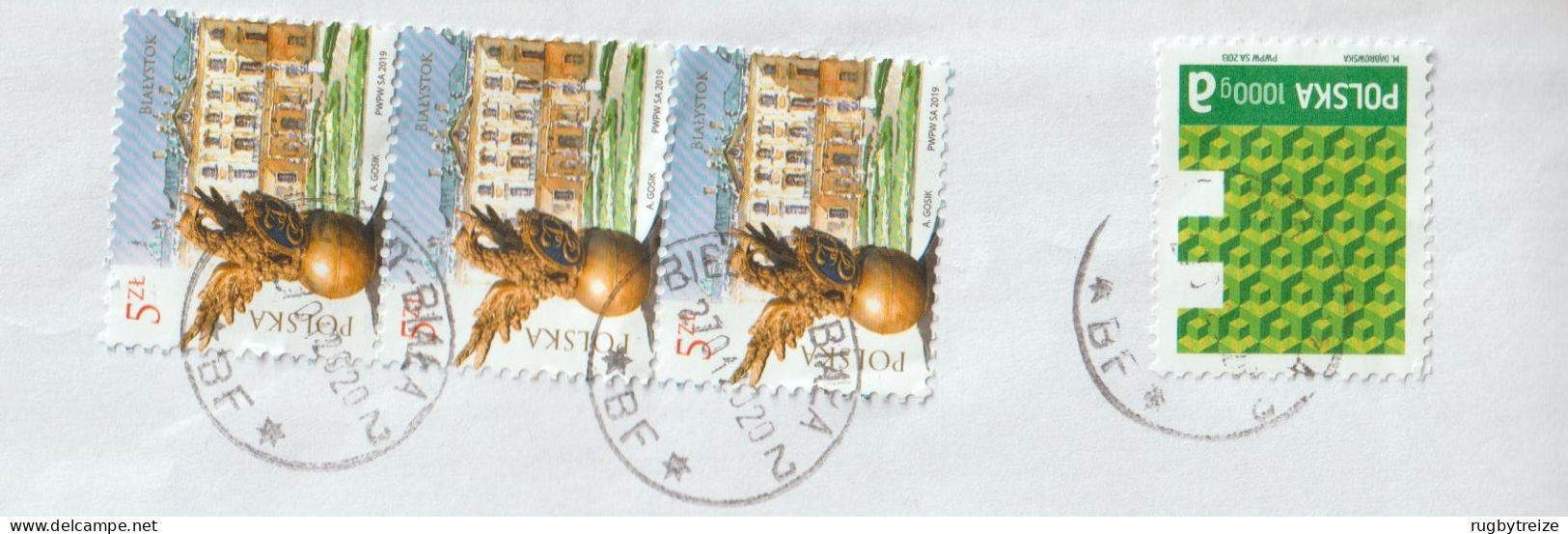 6826 Lettre Cover 2020 POLOGNE POLAND POLSKA Recommandé Registered Bialystok - Storia Postale