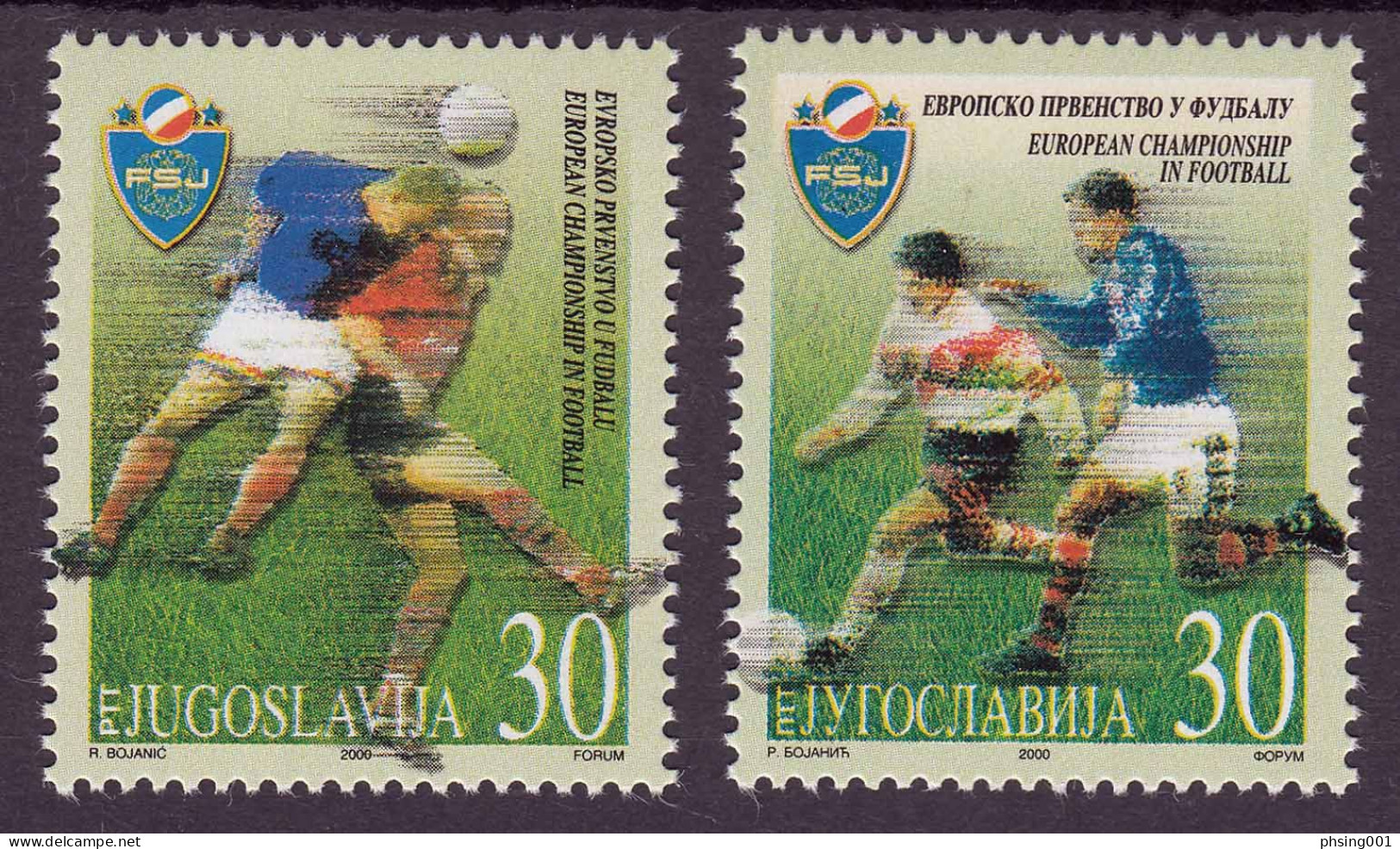 Yugoslavia 2000 Europa CEPT Millennium Butterflies Bee WWF Birds Olympic Games Sydney Costumes, Complete Year MNH