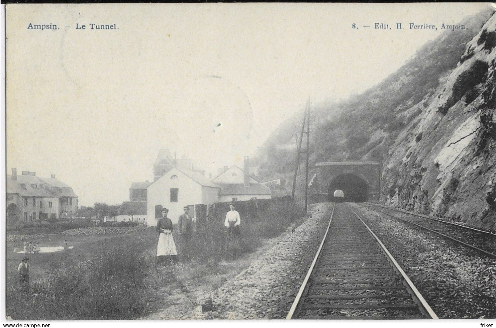 - 3116 - AMPSIN  (Amay Et Environs )  Le Tunnel , Chemin De Fer , Rail - Amay