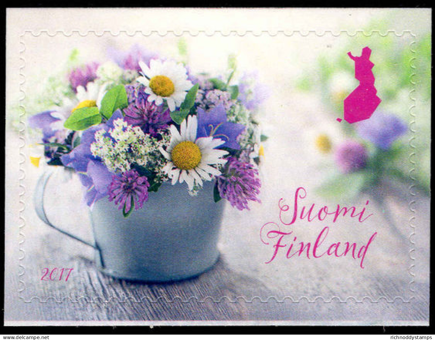 Finland 2017 Summer Flowers Unmounted Mint. - Unused Stamps