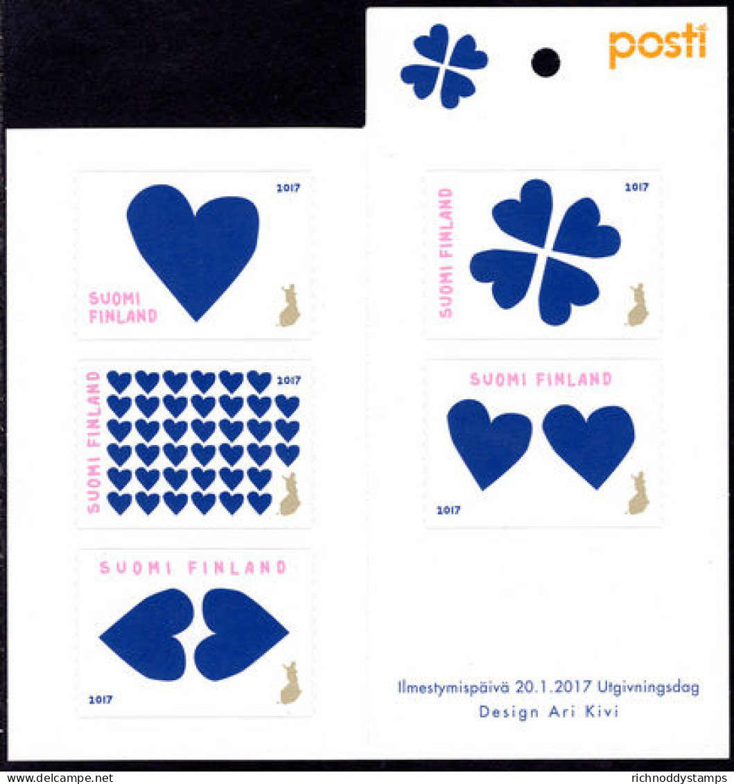 Finland 2017 Valentines Day Booklet Unmounted Mint. - Nuovi