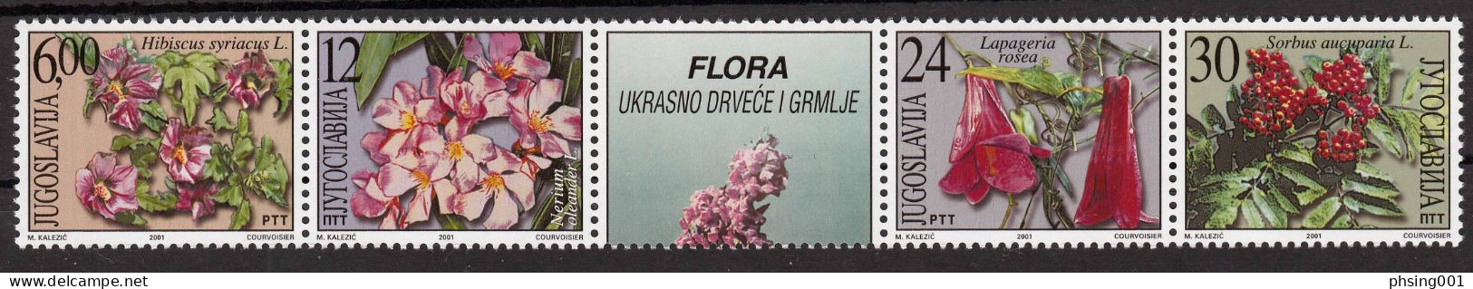 Yugoslavia 2001 Europa CEPT Waters Nikola Tesla, Minerals Flowers, Fauna ZOO Chess, Cmplete Year MNH