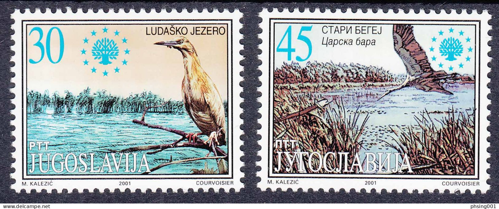 Yugoslavia 2001 Europa CEPT Waters Nikola Tesla, Minerals Flowers, Fauna ZOO Chess, Cmplete Year MNH