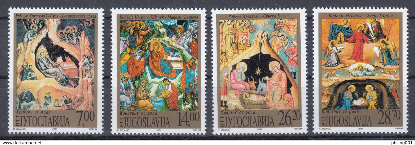 Yugoslavia 2001 Europa CEPT Waters Nikola Tesla, Minerals Flowers, Fauna ZOO Chess, Cmplete Year MNH