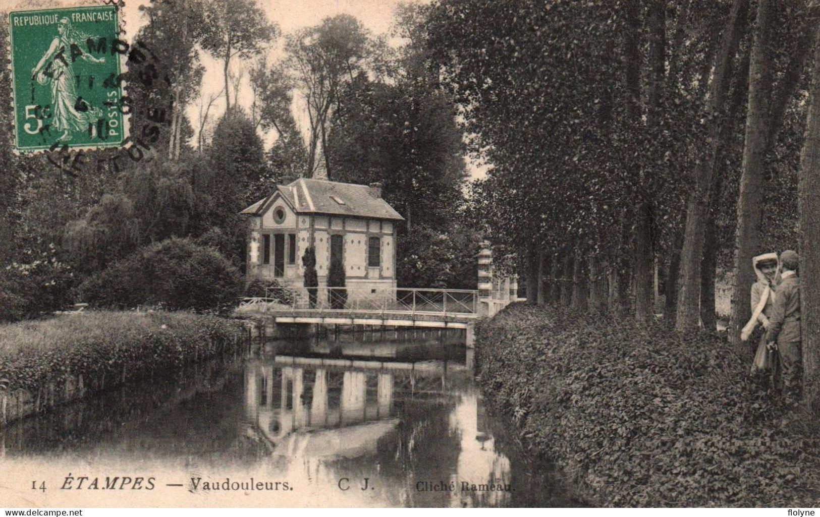 étampes - Vaudouleurs - Pont Passerelle - Etampes