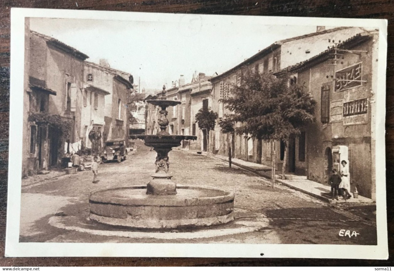 CPA CAPESTANG 34 Place De La Fontaine - Capestang