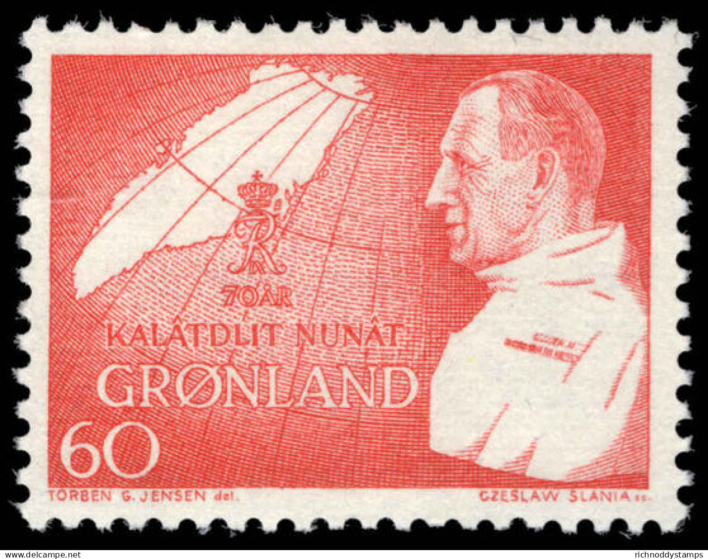 Greenland 1969 King Frederik's 70th Birthday Unmounted Mint. - Neufs