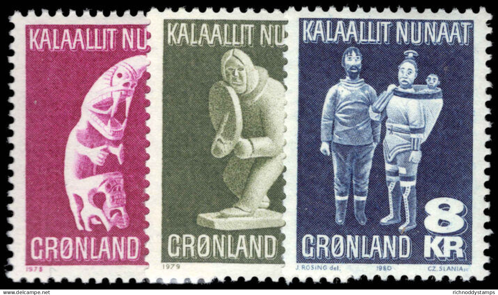 Greenland 1978 Folk Art Unmounted Mint. - Neufs