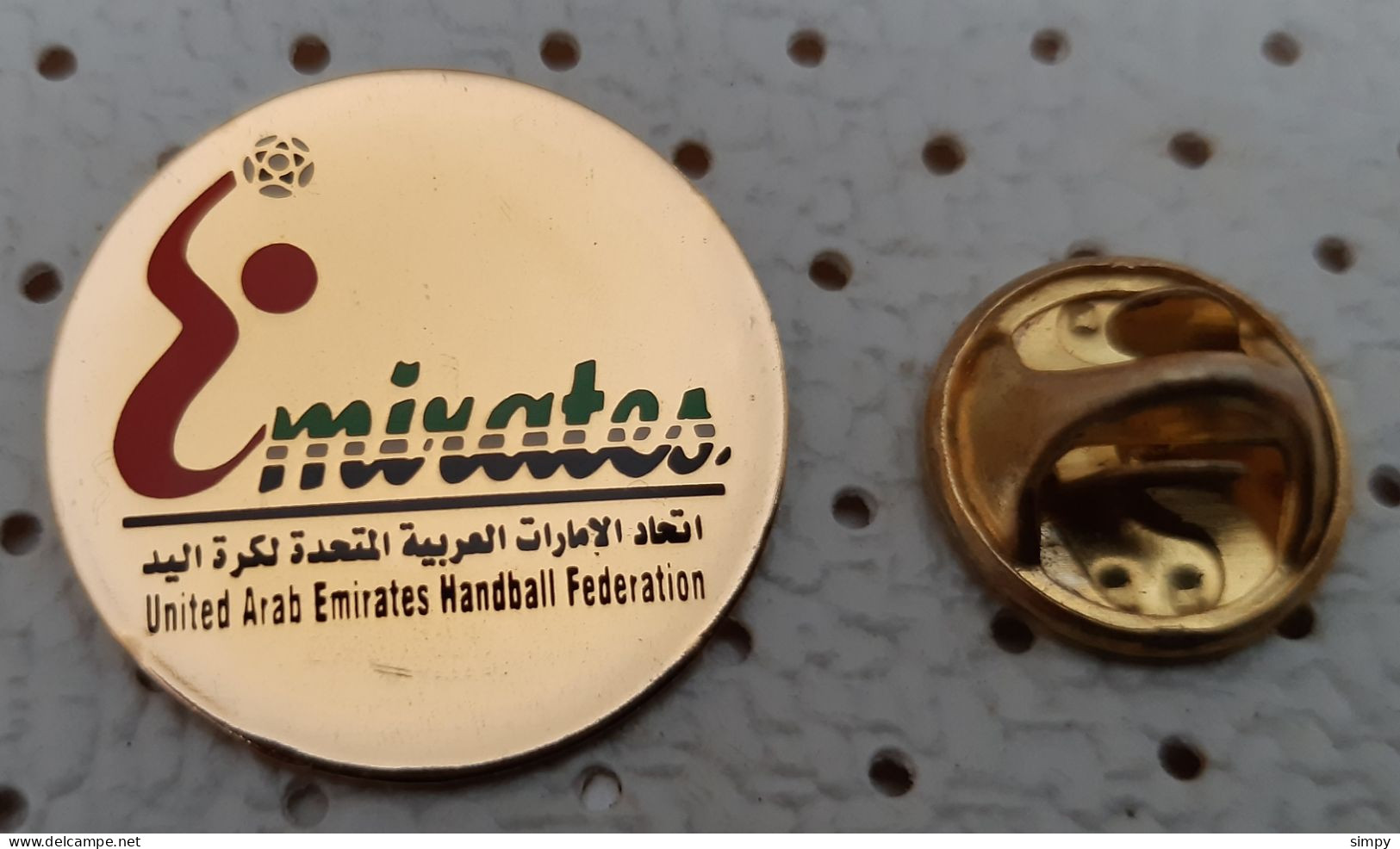 United Arab Emirates Handball Federation Pin Badge - Pallamano