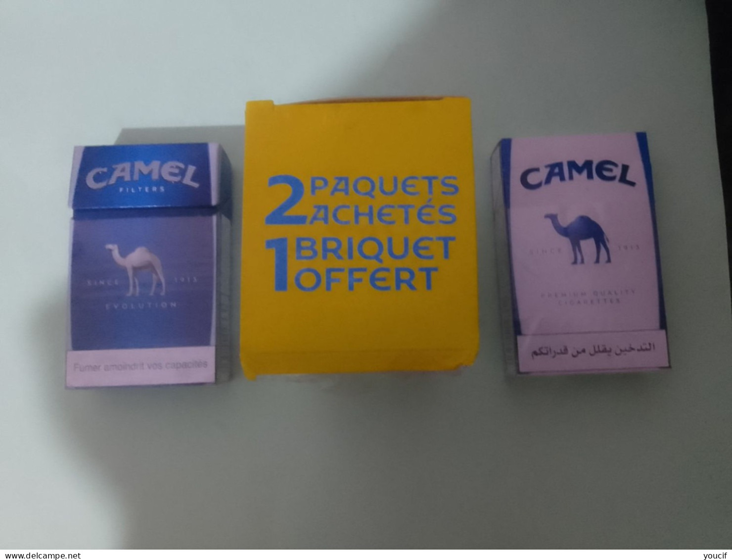 02 Boites A Cigarette Vide CAMEL Pour Cadeau - Empty Tobacco Boxes