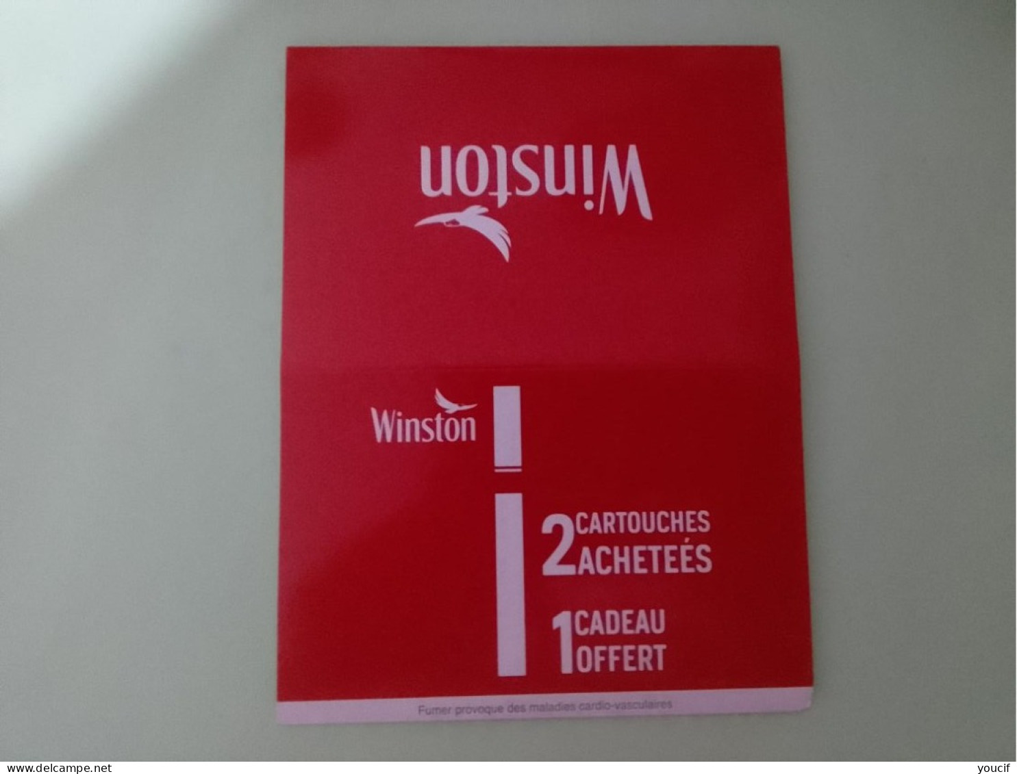 Emballage Pour Cadeau 2 Cartouches Cigarettes WINSTON - Werbeartikel