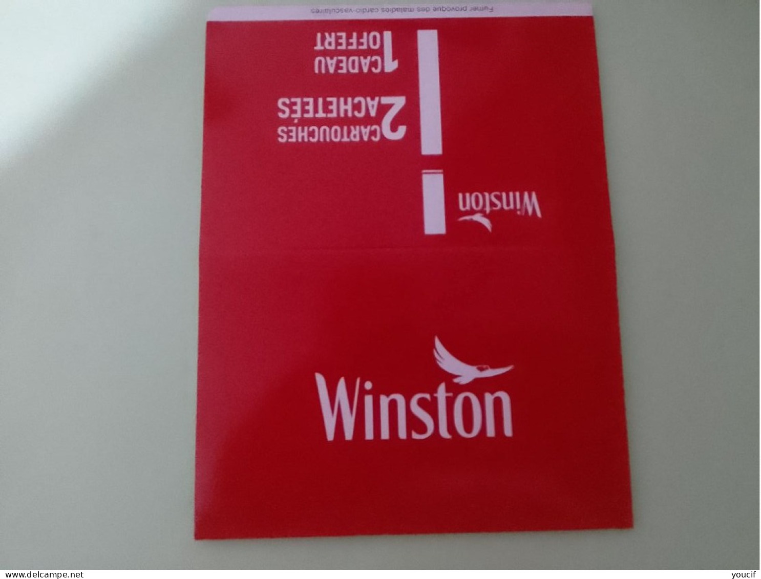 Emballage Pour Cadeau 2 Cartouches Cigarettes WINSTON - Reclame-artikelen