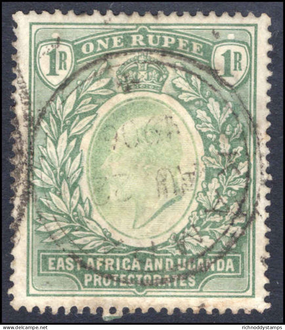 East Africa And Uganda 1903-04 1r Green Fine Used. - Protectorados De África Oriental Y Uganda