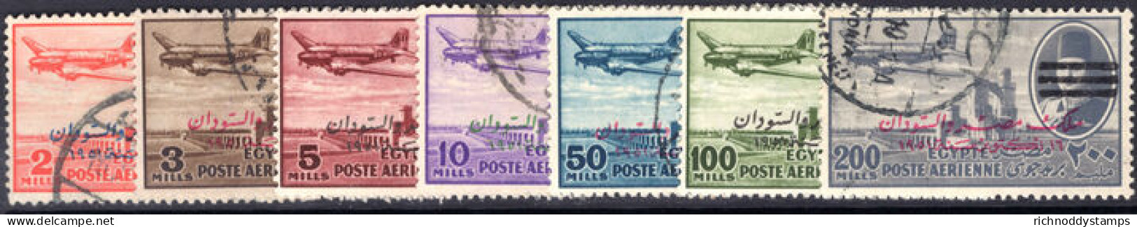Egypt 1953 Part Air Set Fine Used. - Usados