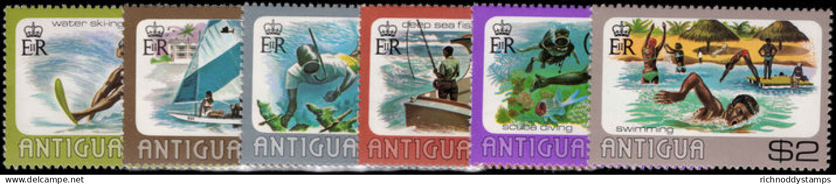 Antigua 1976 Water Sports Unmounted Mint. - 1960-1981 Autonomie Interne