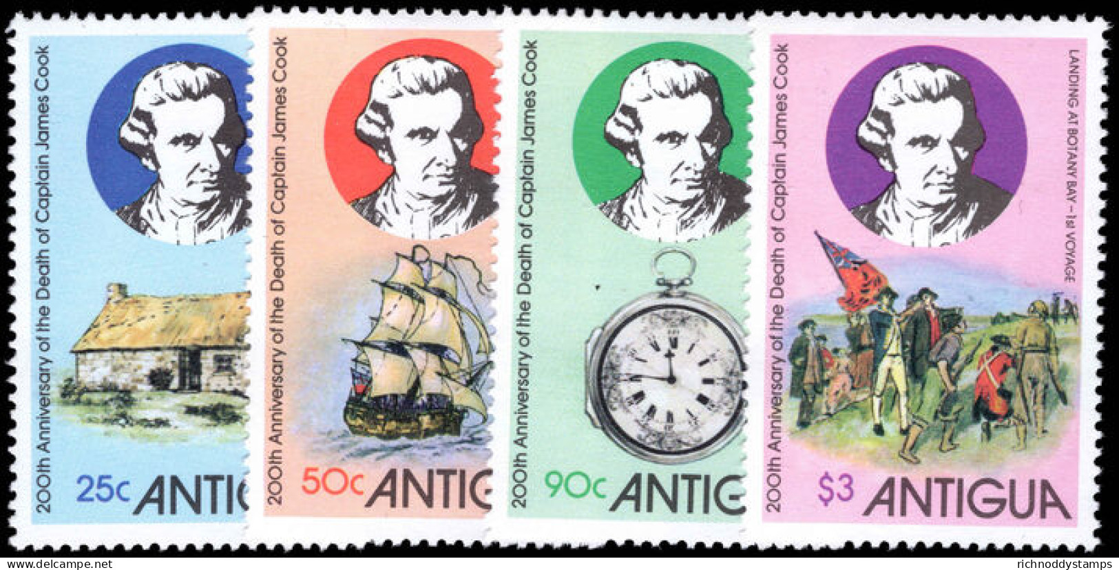 Antigua 1979 Death Bicentenary Of Captain Cook Unmounted Mint. - 1960-1981 Autonomia Interna