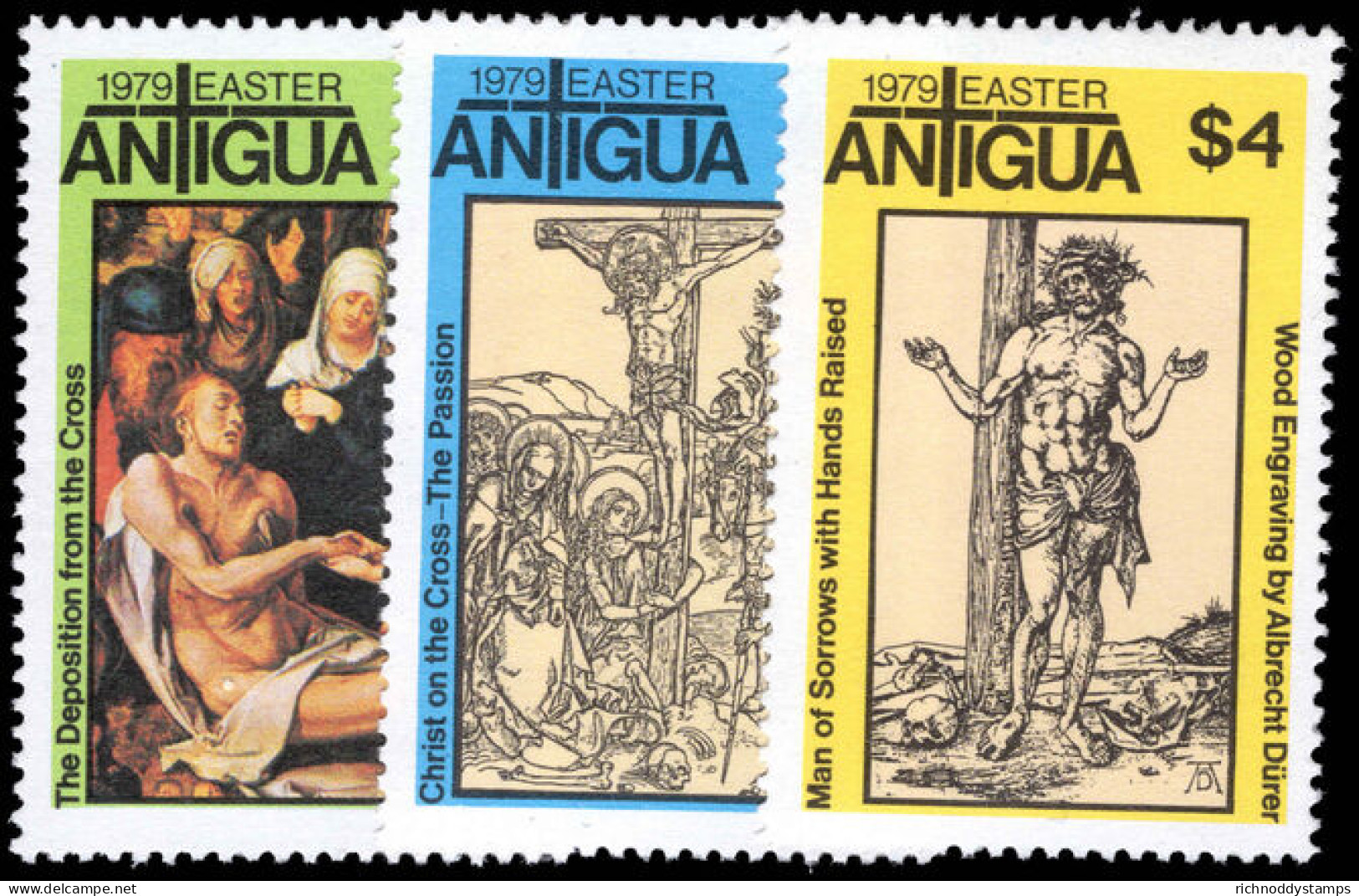 Antigua 1979 Easter. Works By Durer Unmounted Mint. - 1960-1981 Autonomie Interne