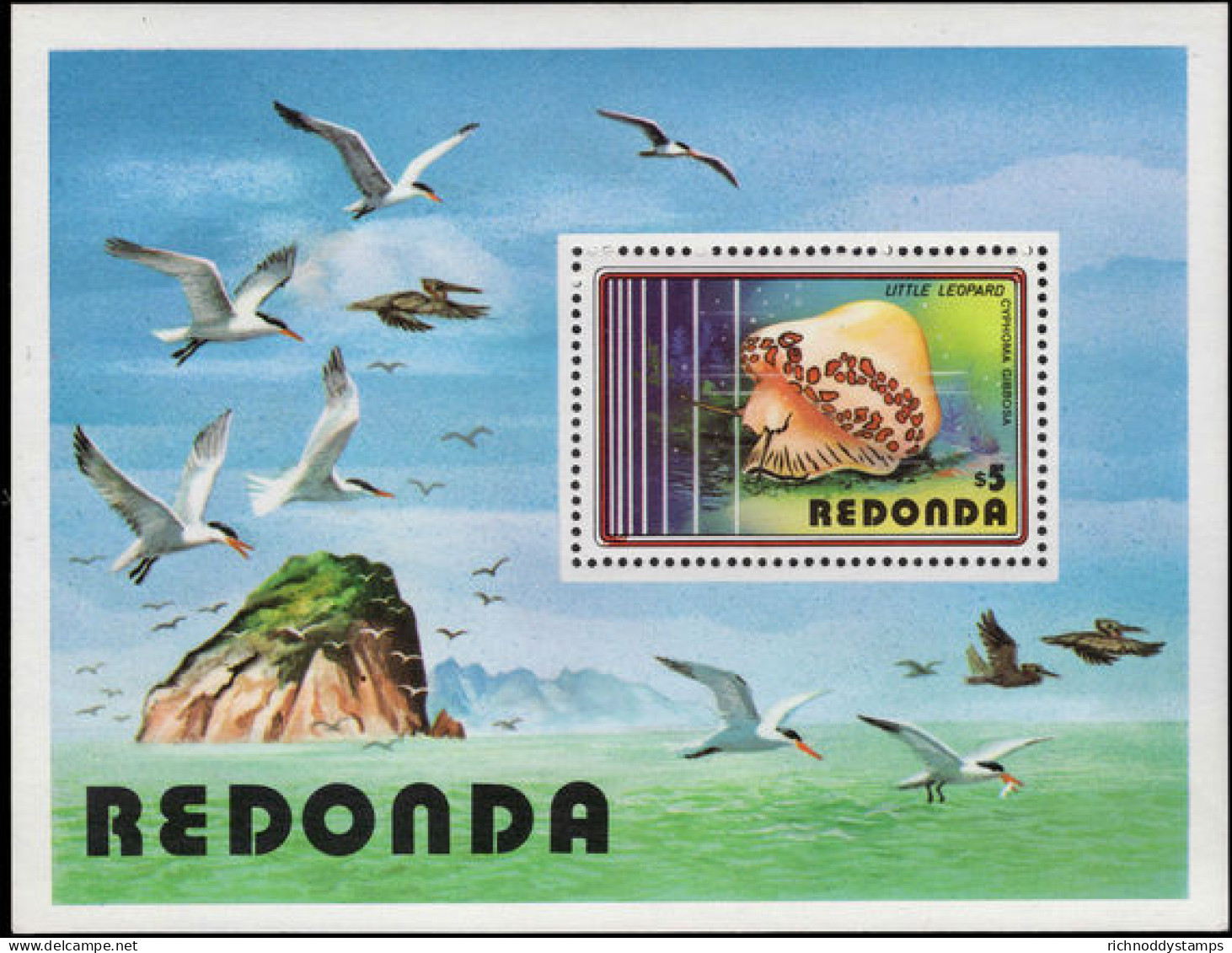 Antigua 1980 Redonda Little Leopard Souvenir Sheet Unmounted Mint. - 1960-1981 Interne Autonomie