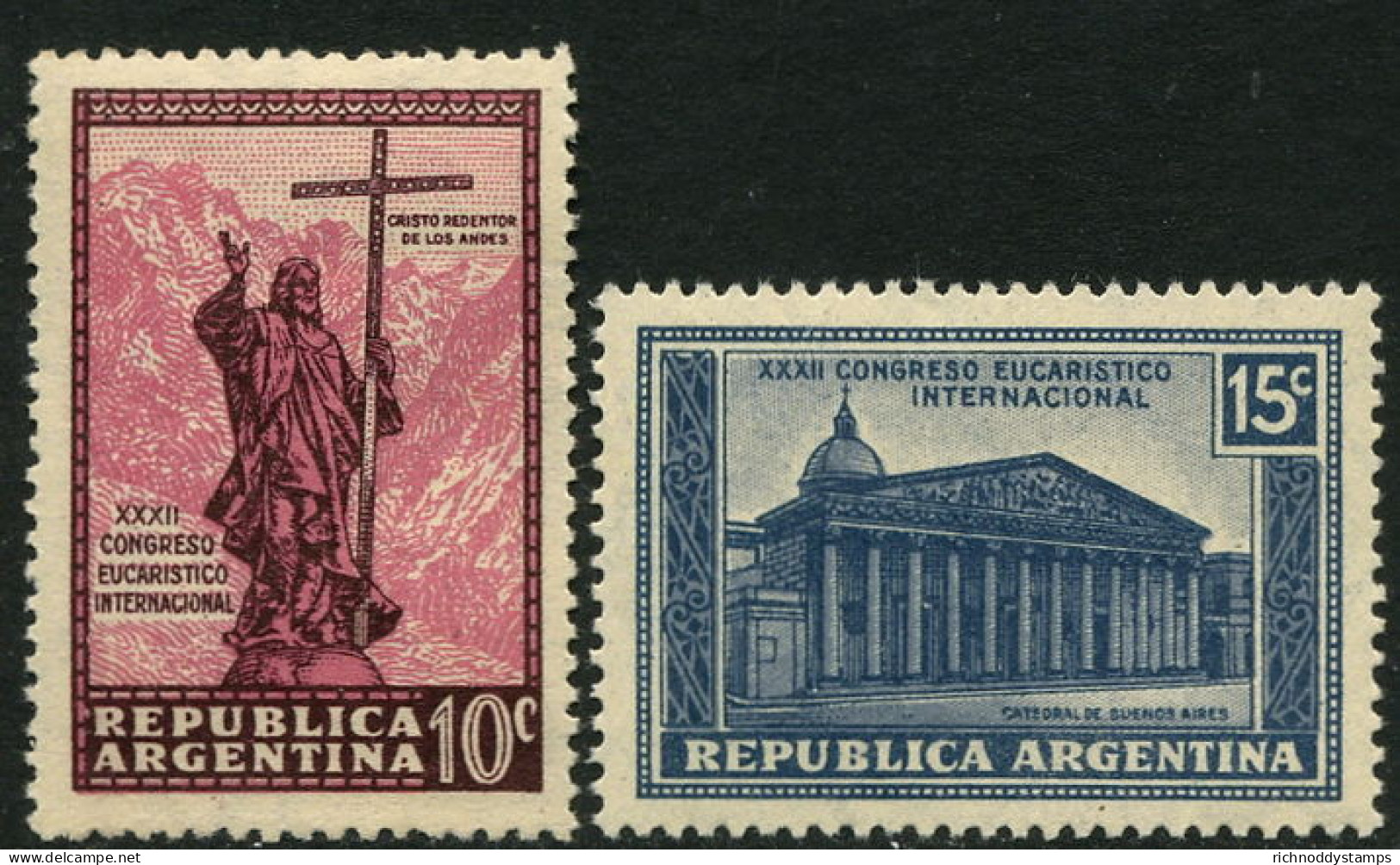 Argentina 1934 Eucharist Congress Unmounted Mint. - Unused Stamps