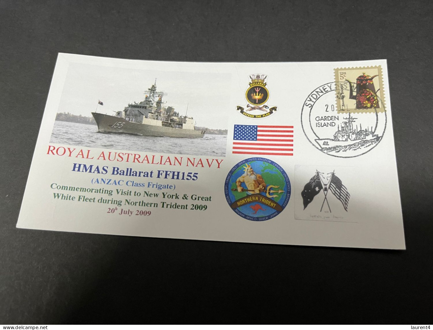 6-7-2023 (1 S 29) Royal Australian Navy Warship - HMAS Ballarat FFH 155 (Exercise Northern Trident 09 - New York Visit) - Other & Unclassified