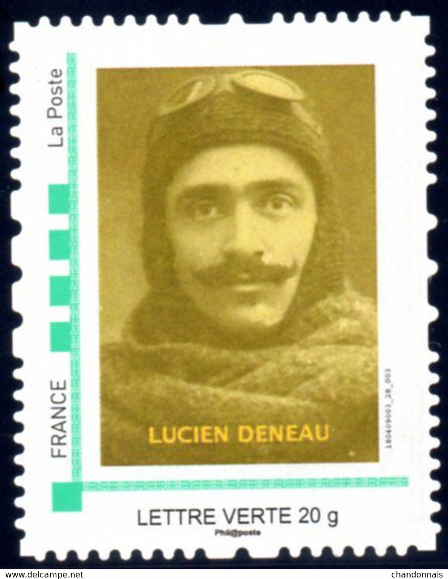 (EL1) Personnalisé (MTAM) Neuf Chartres, Mainvilliers N° 18 A Lucien Deneau : Aviation, Cinéma,... - Unused Stamps