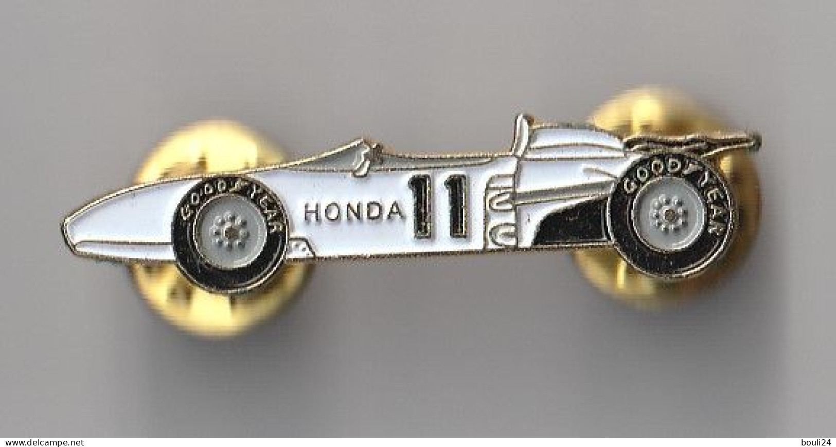 PIN'S THEME  SPORT FORMULE  F 1  VOITURE  HONDA  PNEUS GOOD YEAR - Car Racing - F1