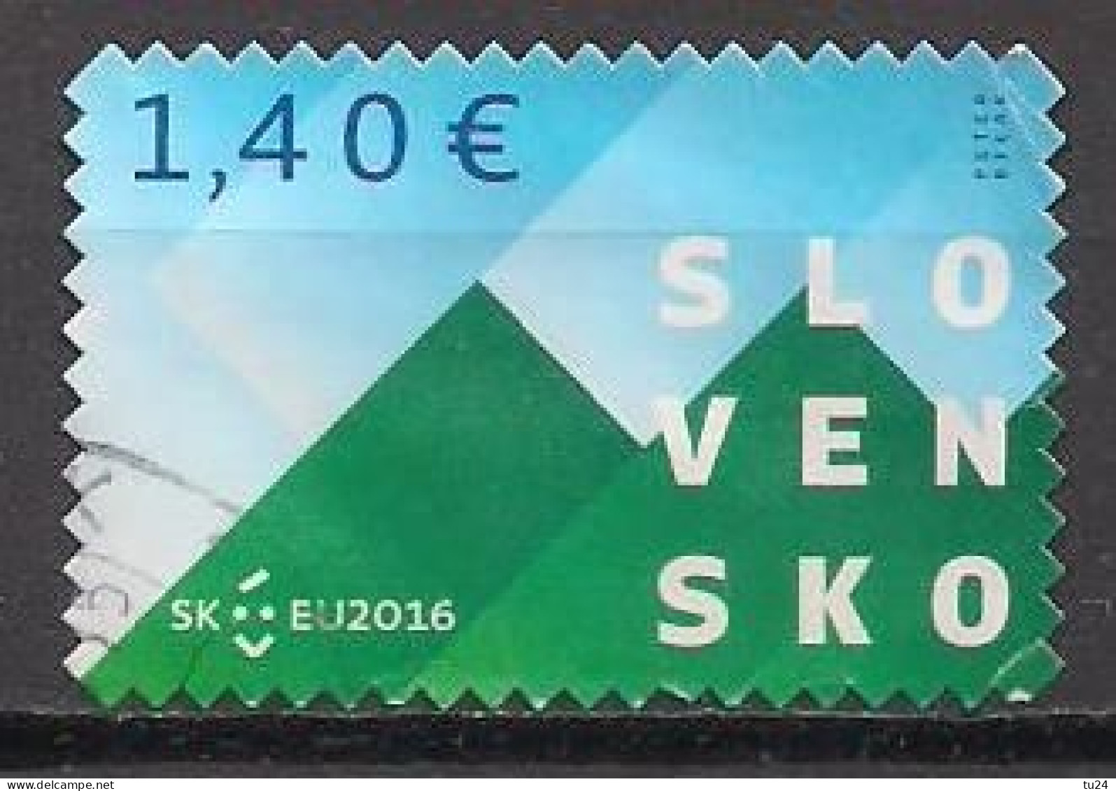 Slowakei (2016)  Mi.Nr.  793 X  Gest. / Used  (13fl06) - Oblitérés