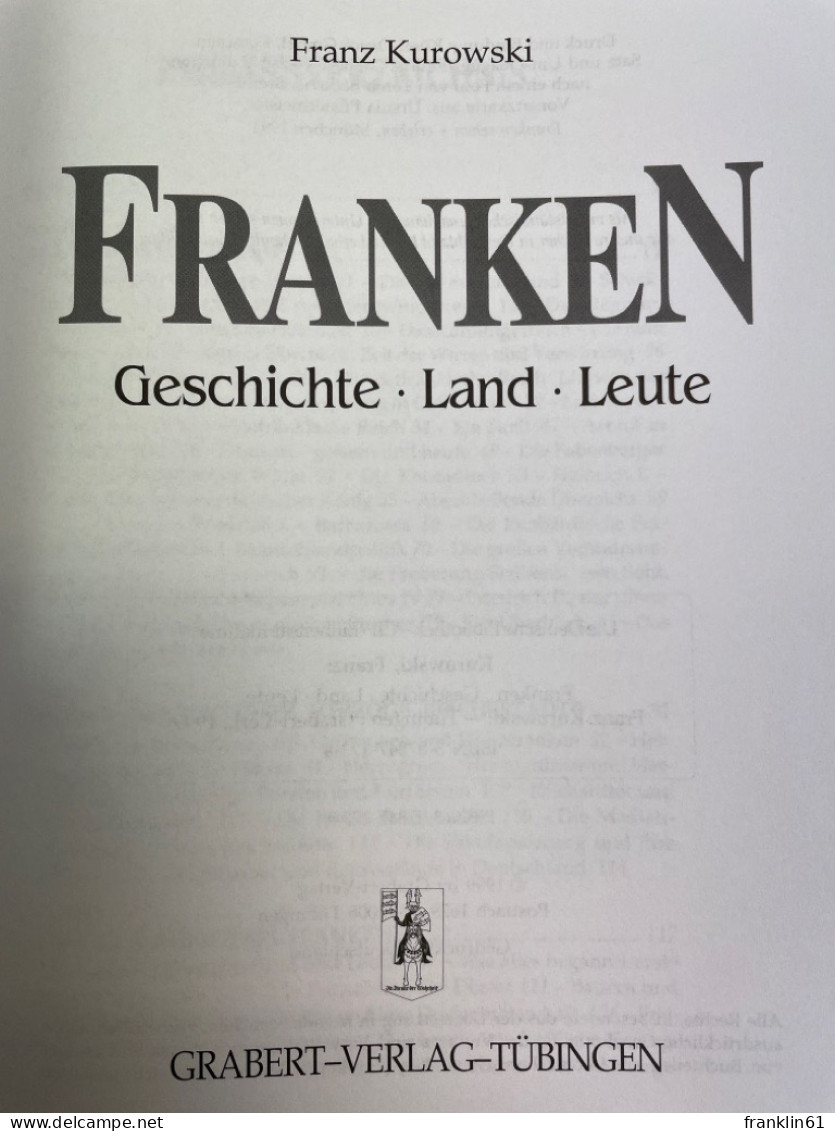Franken : Geschichte, Land, Leute. - 4. Neuzeit (1789-1914)