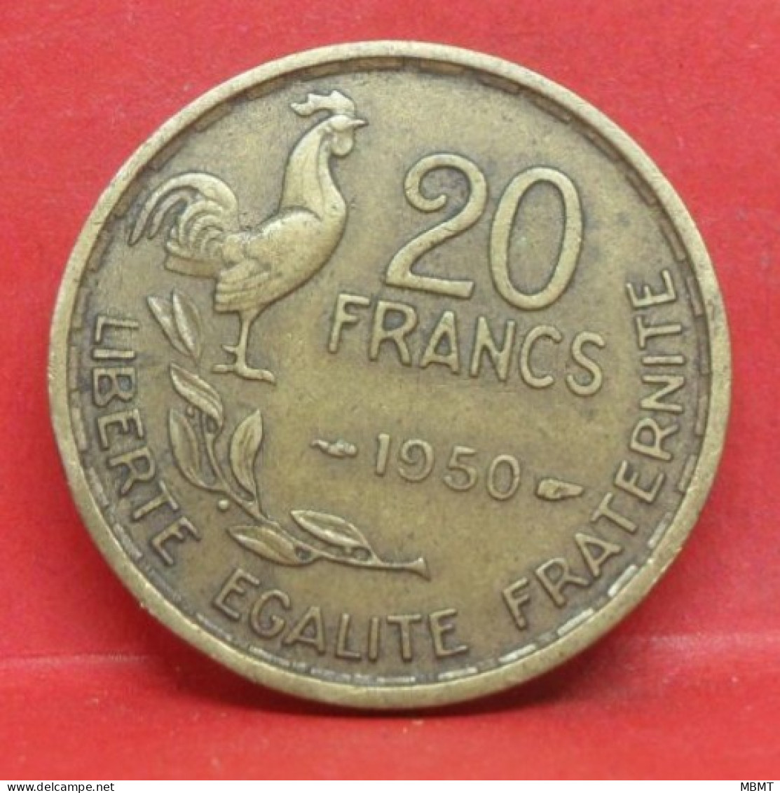 20 Francs G Guiraud 1950 4 Faucilles - TTB - Pièce Monnaie France - Article N°985 - 20 Francs