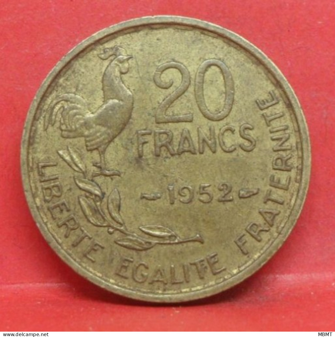 20 Francs G Guiraud 1952 - TB - Pièce Monnaie France - Article N°989 - 20 Francs