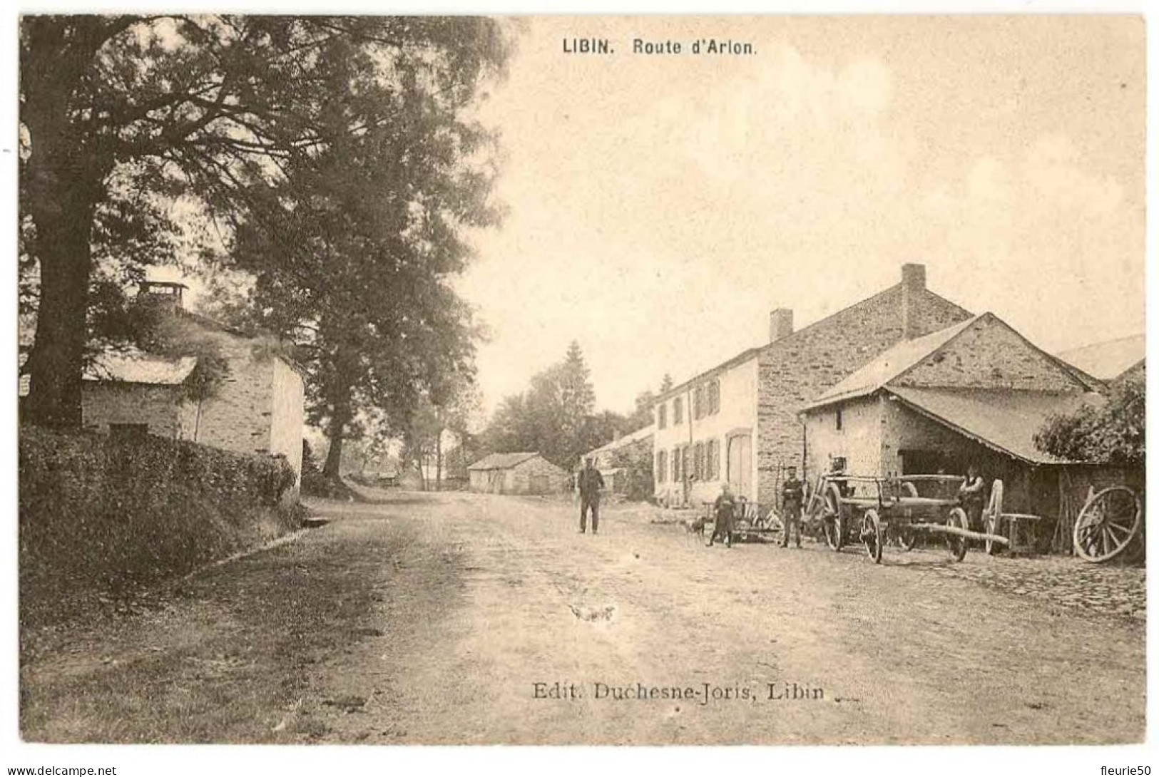 LIBIN - Route D'Arlon. Edit. Duchesne-Joris, Libin. - Libin