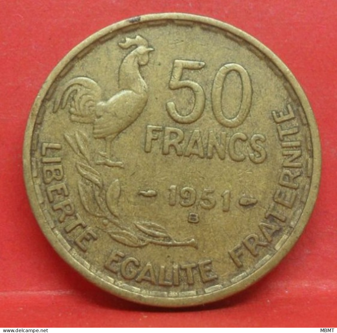 50 Francs Guiraud 1951 B - TB - Pièce Monnaie France - Article N°1003 - 50 Francs